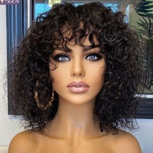 Luvme Voluminous Curly Hair Wig for Women - Human Hair, no glue, wear and go!